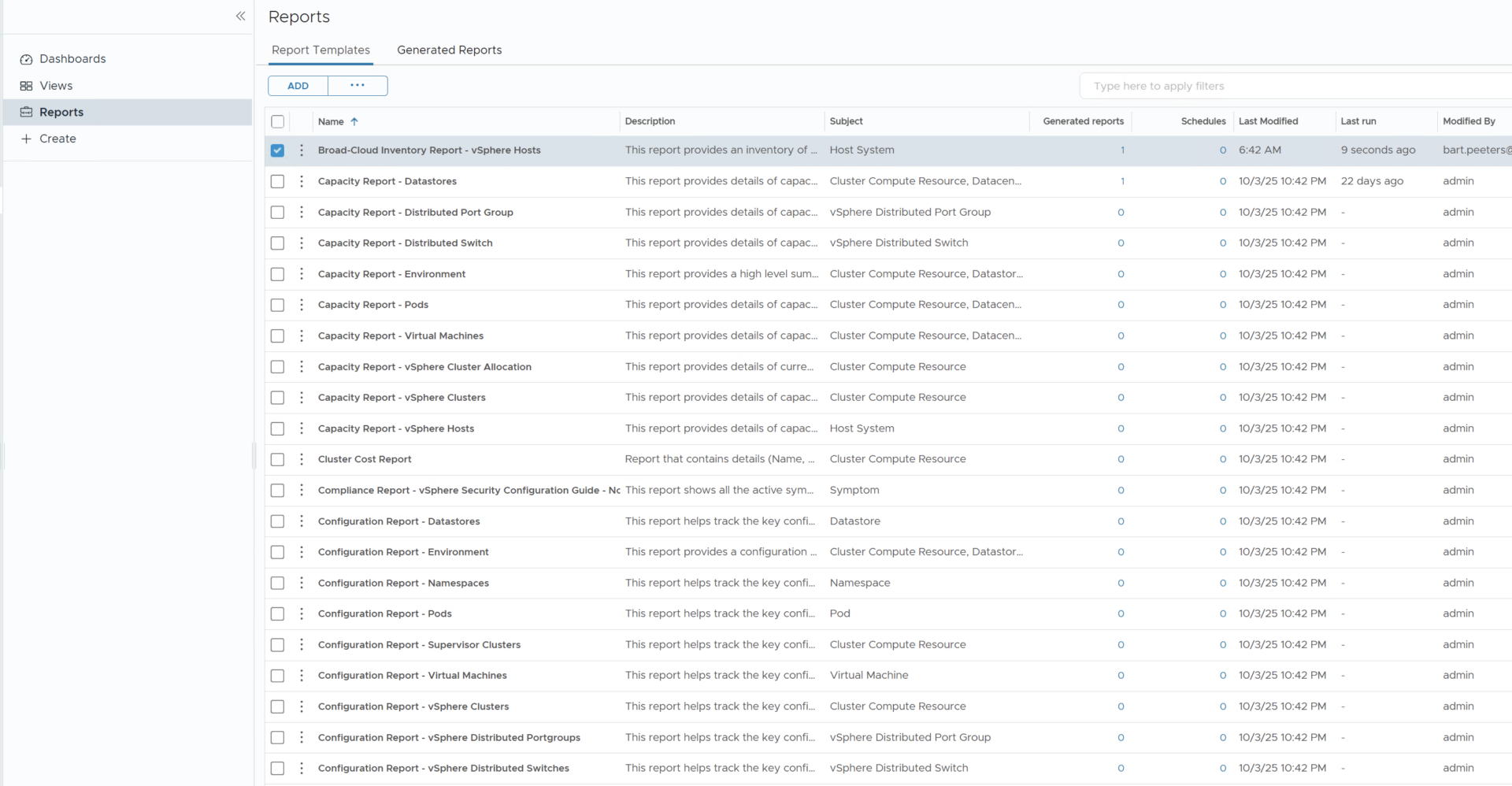 Infrastructure Operations – Reports – Broad-Cloud.NL